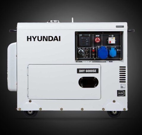 Генератор дизельний Hyundai DHY 6000SE G7125 фото